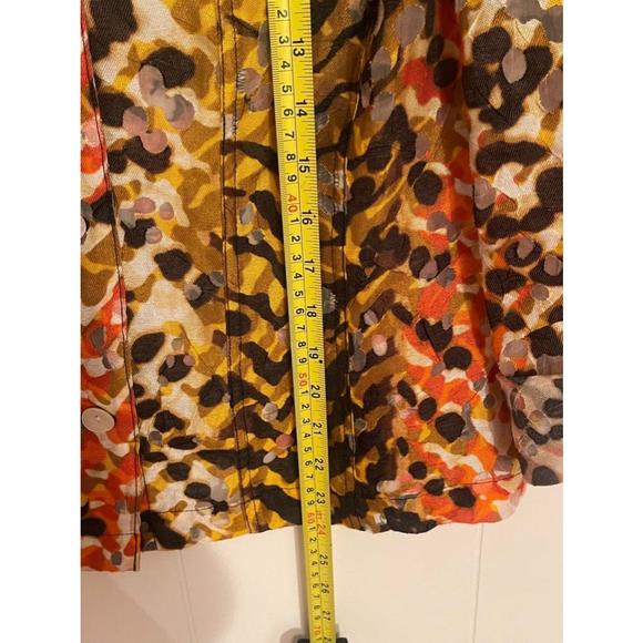 Ruby Rd. Multicolor Abstract Print Lightweight Jacket - Picture 5 of 5